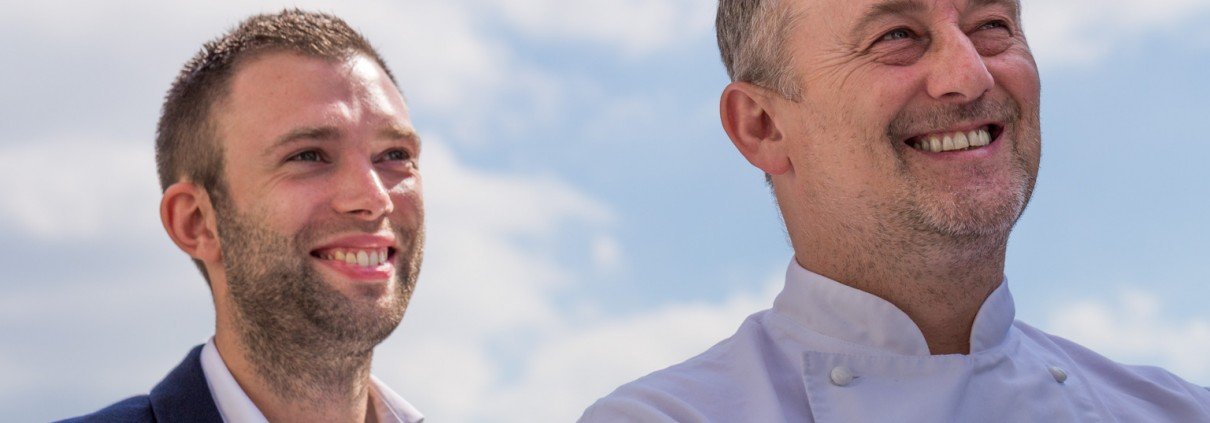 General Manager Phil Bennett and Chef Patron Simon Shaw